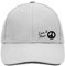 HUURAA Cappy Mütze Love & Peace Liebe Unisex Kappe Dark Grey/White mit Friedens Motiv Geschenk Idee für Freunde und Familie