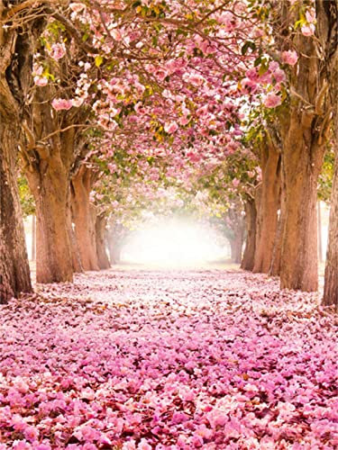 Diamond Painting, DIY Kinder Diamant Painting Bilder, Landschaftsblume 5D Erwachsene Groß Vollbohrer Diamant Malerei Cross Stickerei Malerei Kits, für Wohnwand Wand Dekoration Geschenk 80x120cm