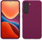 kwmobile Cover per Samsung Galaxy S23 Custodia - Back Case per Smartphone in Silicone TPU - Protezione Gommata - viola bordeaux