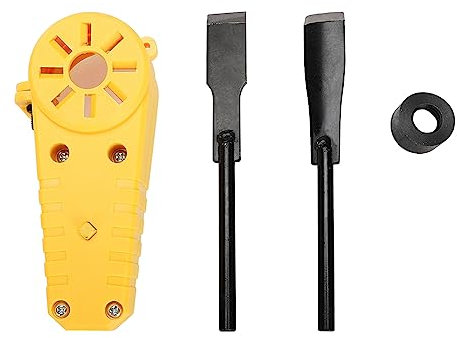Wood Carving Electric Chisel, Wood Carving Chisel Adapter, Power Chisel Set for Electric Angle Grinder, Angle Grinder Conversion Electric Chisel, Woodworking Decoration Electric Tools Slotting Trimmer
