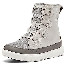Sorel Femme Explorer Joan Wp Snow-boots, Moonstone Sea Salt Explorer Next Joan, 38 EU
