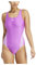 adidas 3-Stripes Swimsuit Traje de baño de una Pieza, Mujer, Multicolor (Purple Burst/White), 34