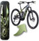 Designfolie für E-Bike Akkucover für CUBE Stereo | Reaction Hybrid Modelle, Rahmenschutz eBike, Fahrrad Aufkleber, Bike Sticker (Cube Abdeckung 20-04377, 21-11463, 20-01818, Biotech Guard)