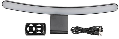 Barra de Luz para Monitor, Lámpara para Monitor de Computadora, Lámpara de Lectura LED USB con Temporizador, Control Táctil, Barra de Lámpara Regulable para Oficina y Hogar