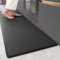 Color G Küchenläufer 60x240CM, küchenteppich waschbar rutschfest, Teppich küche mit Ölfest und Wasserdicht PVC, Gummirücken Küchenmatte für Esszimmer, Küche, läufer Flur(Schwarz)