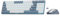 Redragon BS135 Wireless Keyboard and Mouse Combo, 75% 78 Keys 2.4Ghz Wireless Low-Profile Mechanical Keyboard w/Rechargeable Battery, Single Blue Blacklight, 2400 DPI Ergonomic Mouse