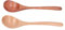 LUCKDANO Cucharadas de Madera, Cucharadas de Madera Cucharas de Sopa de Servir Cucharas de Boallas de Ramen de Sopa de 2 Piezas de de para Uso en Casa y Restaurante para Uso