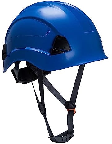 Portwest PS53 Casco de Seguridad Ligero para Trabajos en Altura Azul Real