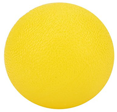 Anti Stress Bälle, Silikon Physio Ball Hand Knetball für Hand Therapie Bälle Arthrose-Training Relief Stärkung Übung Ball (Gelb)
