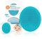 Fridababy DermaFrida The SkinSoother Baby-Badebürste aus Silikon, Baby-Zubehör für trockene Haut, Milchschorf und Ekzeme, 2 Stück