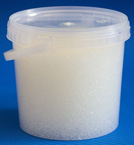 KnePo Kunststofftechnik 2 kg Silica Gel Weiß regenerierbar, Trockenmittel ohne Indikator, Silikagel