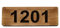 Aspire Personalisiertes Holz-Adressschild, personalisierbares Hausnummernschild, 10,9 cm L x 30 cm B, holzfarben, Einheitsgröße