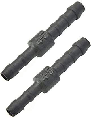 LST 2x Verbinder Verbindungsstück Rohr und Schlauchverbindungen Ø 4-5 mm