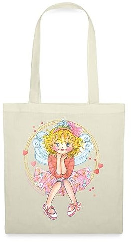Spreadshirt Prinzessin Lillifee und ihr Wunsch Stoffbeutel, One size, Natur