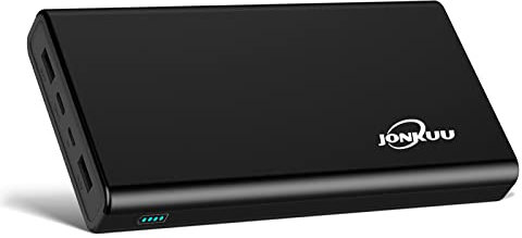 JONKUU Handy Powerbank 26800mAh Hoher Kapazität Externer Akku Power Pack Tragbares Ladegerät Dual USB 2.4A Ports und Type c Eingang Technologie für iPhone iPad pro Samsung Galaxy Weitere