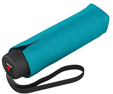 Knirps Regenschirm I.010 Small Manual mit Schirmtasche I kleiner Regenschirm für unterwegs I Handöffner Taschenschirm I Regenschirm windstabil & leicht I Mini Schirm
