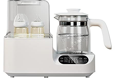 ChengBeautiful Calentador De Biberones Temperatura Constante Botella de Agua Caliente Bebé Bebe Botella de Leche Botella de Leche Calentador de Leche MEJERADOR (Color : White, Size : 1200ml)