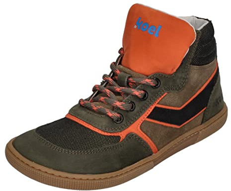 KOEL Barefoot Teenager Sneakers - Danish Nappa - Khaki, Größe:36 EU
