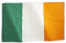 Runesol Drapeau National de la République d'Irlande, 91x152cm, 3ft x 5ft, Bannière Tricolore, 4 œillets en Laiton dans Chaque Coin, Célébrations Irlandaises, Imperméable, Intérieur, Extérieur