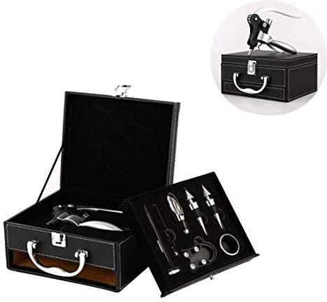 SPELAX Edelstahl Weinöffner Profi Korkenzieher Set mit Folienschneider für Zuhause Restaurant Party und als Geschenk