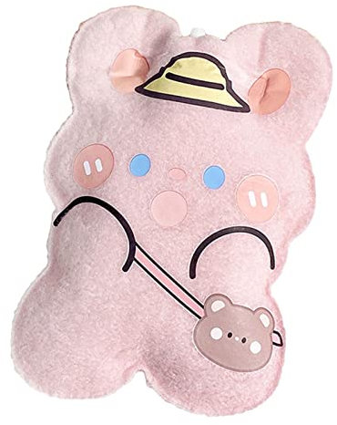 Sloane Mini Warm Water Bottle - 250ml Hot Water Bottles with | Wide Mouth Hot Water Bottle Warmers for Cold Weather, Cute Hot Water Pack