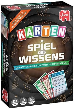 Jumbo Spiele Carte Gioco della Conoscenza des Wissens, Multicolore, JUM19949