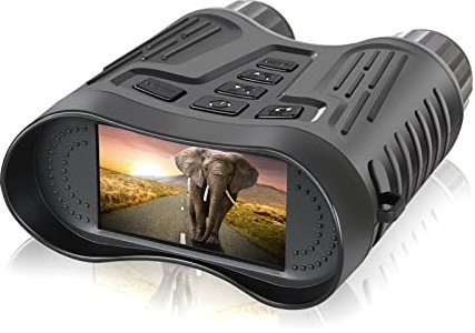 Folgtek Starlight Nachtsichtfernglasse Nachtsichtgerät 36MP 4K HD Video Digitales Nachtsichtfernglas, Entfernung bis 300M mit 3.2 TFT, 7 Stufen IP54 Wasserdicht für Jagd, Wandern, Camping, Klettern