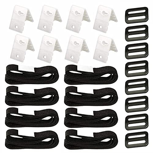 LOEPENLE Juego de 8 Fijación de Carrete de Cubierta Solar para Piscina,Enrollador de Piscina para Pantalla Solar,Enrollador de Cubiertas para Piscinas,Enrollador de Piscina,Carrete Cubierta Solar