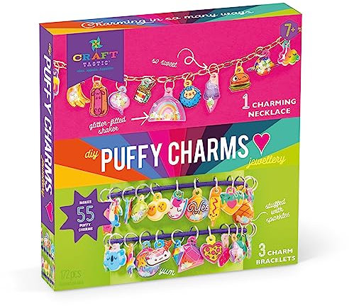CRAFT TASTIC DIY Puffy Charms Schmuck