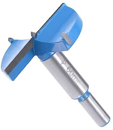 Boxonly Woodworking Hole Opener Positioning Drill Bit 60mm*80mm Forstner Drill Bits Tungsten Carbide Wood Hole Saw Hinge Drilling Bit Cutter