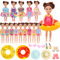 Festfun Kleidung für Puppen 19 Puppenkleidung enthält 6 Badeanzug 3 Kleider 10 Zubehör Schwimmring Hut Schuhe für 6 Zoll 15 cm Mädchen Puppen Zufällig Verschickt
