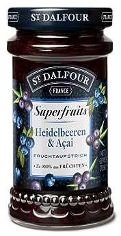 St. Dalfour Superfruits Arándanos y Acai - Frutas para untar (170 g)