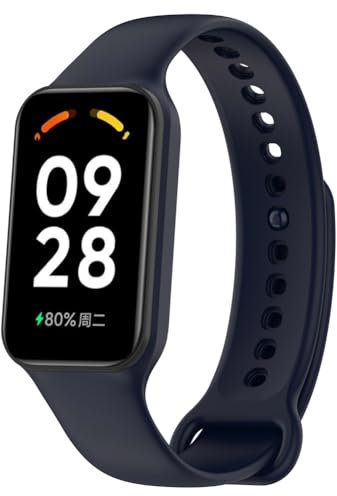 Tyogeephy Cinturini Compatibili con Xiaomi smart Band 8 Active Strap, Morbido Silicone Sport Cinturino Colorato di Ricambio per Redmi Band 2