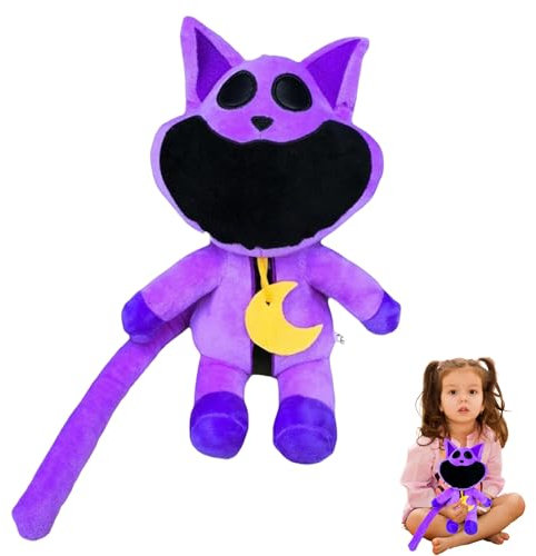ZRYYSNW Smiling Critters, 2024 Neues CatNap Plush, 30 cm CatNap Plush Toy, Smiling Critters Plush für Jungen Mädchen Kinder Fans Geburtstag Geschenk