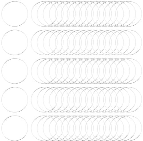 SOFPLATE 120 Stück 30mm Kleine Runde Ohrringe Creolen Beschläge Silber Messing Offene Lünetten Rückseite Runde Perlen Ohrkomponenten Für DIY Halsketten Schmuckherstellung Kunsthandwerk