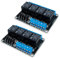 Innfeeltech 2pcs DC 12V Relay Module 4 Channel Relay with Optocoupler High or Low Level Trigger Placa de expansión