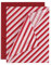 BETESSIN 20 Bögen 50x70cm Seidenpapier Rot & Streifen - Weihnachten Seidenpapier Verpackungsmaterial - Weihnachtsgeschenkpapier für Geschenkverpackungen für Geburtstag, Weihnachten, Valentinstag