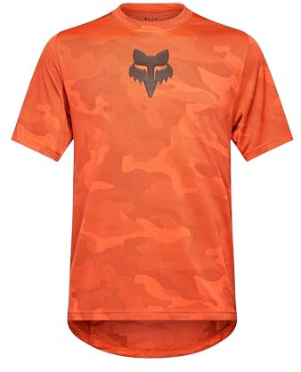 Fox Racing Ranger True Dri Kurzarm-Mountainbike-Trikot für Herren, Blutorange, Größe L