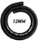 12mm x 3m Rubber Reinforced Fuel Hose with a Heat Resistant Textile Braid for Fuel, Diesel, Petrol, Water - Oil-Resistant Flexible Pipe for Engine Fuels, Industrial Use