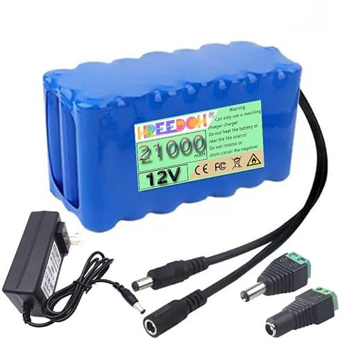 Batterie au Lithium, Pack de Batterie au Lithium DC 12 V, Pack de Batterie Li-ION Rechargeable 10 Ah, 12 Ah, 15 Ah, 20 Ah, 30 Ah, puissante Batterie au Lithium polymère Portable, a