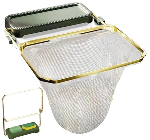 Setauoo Sink Sieb Mesh Halter, faltbares Sink Sieb | Food Catcher Filter Basket Waschbecken Filter Rack,50 -Mesh -Taschen, Müllsieg