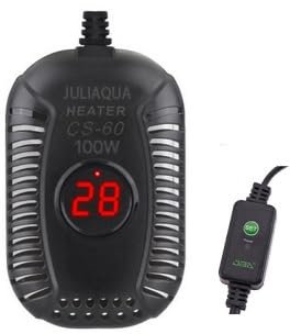 JULIAQUA Chauffage d'aquarium avec Affichage de la température, réglage du Chauffage d'aquarium, Tige chauffante pour Poissons, Chauffage pour Tortue 25 W / 50 W / 100 W / 150 W