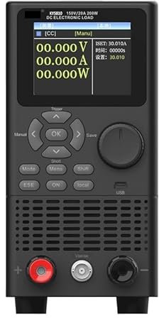 KKCZOFMJ Tester di carico elettronico programmabile RS232 RS485 Tester di capacità della Batteria CC 200W 400W 150V 20A 40A(KY5810)