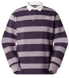 The North Face Unisex Rugby Polo Sweatshirt, Transcendent Grey/Endle, XS