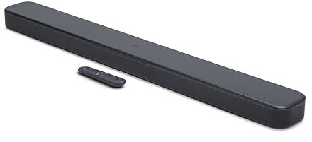 JBL Bar 300MK2-5.0 Channel All-in-one soundbar with Dolby Atmos, MultiBeam 3.0 & PureVoice 2.0, Easy Sound Calibration, ONE App and Works with Voice Assistant-Enabled Speakers (Black)