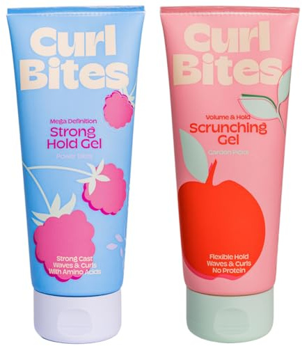 Curl Bites | 2-Step-Hold-Set - zwei ideal aufeinander abgestimmte Gelen für tagelangen Halt und Definition - Das Haltsystem für ultradefinierte Wellen & Locken