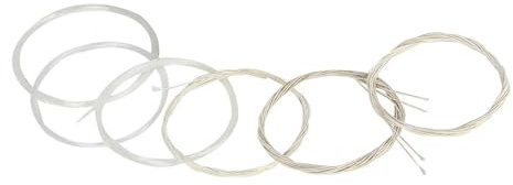 BONKZEBU Ensemble de Remplacement de Cordes de Oud Précis avec une Excellente qualité Sonore pour les Amateurs de Oud, Cordes Légères et Durables pour 11, 12, 13 de pour les Amateurs de Musique (12