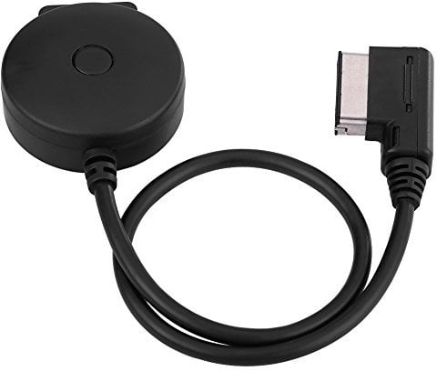 Qiilu Car AMI MDI Bluetooth Audio AUX Female USB Adapter Cable for A4 A6 Q5 Q7 Afterward 2009(Black)