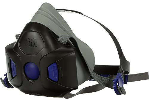 3M Respiratore a Semi-Maschera Riutilizzabile Secure Click HF-801, Small