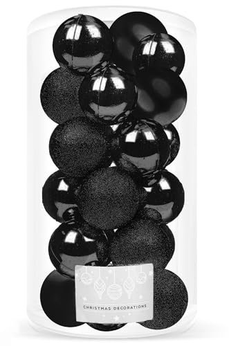 SPRINGOS Christbaumkugeln Weihnachtskugel Kunstkugel 20 Stück 4 cm bruchsicher